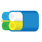 NESTOR - Mikrokanavanippu - Optimus DB 4 x 7/3,5mm Blue