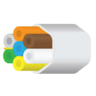 NESTOR - Mikrokanavanippu - Optimus DB 7 x 7/3,5mm White