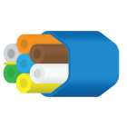 NESTOR - Mikrokanavanippu - Optimus DB 7 x 7/3,5mm TW Blue