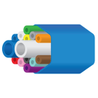 NESTOR - Mikrokanavanippu - OptimusDB2x14/10+12x7/3,5TWBlu