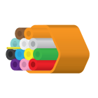 NESTOR - Mikrokanavanippu - Optimus DB 12x7/3,5mm TWOrange