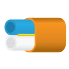 NESTOR - Mikrokanavanippu - Optimus DB 2x14/10mm TW Orange