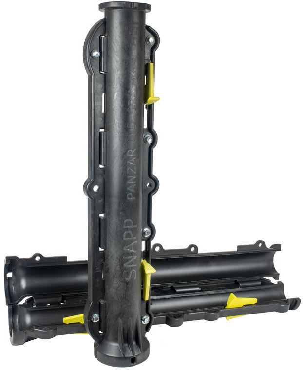 VICERA - Suojaputki - 110/90 SRE-P Mustakelta 1m