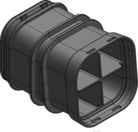 MELBYE - Kaapelinsuojakanava - MultiDuct QA4 300mm 5° Y/A