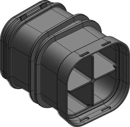 MELBYE - Kaapelinsuojakanava - MultiDuct QA4 300mm 5° O/V