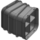 MELBYE - Kaapelinsuojakanava - MultiDuct QA4XL 300mm 15° O/V