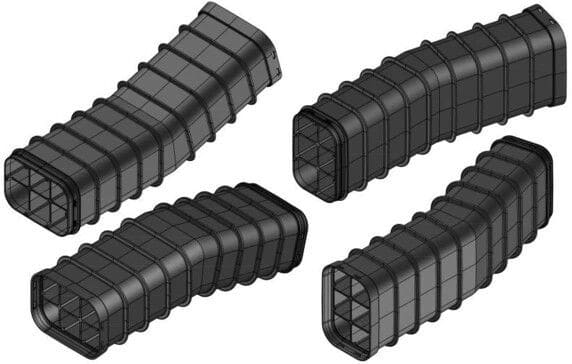 MELBYE - Kaapelinsuojakanava - MultiDuct QA6 1m 15° Y/A