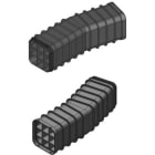 MELBYE - Kaapelinsuojakanava - MultiDuct QA9 1m 15° O/V