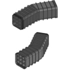 MELBYE - Kaapelinsuojakanava - MultiDuct QA9 1m 30° O/V