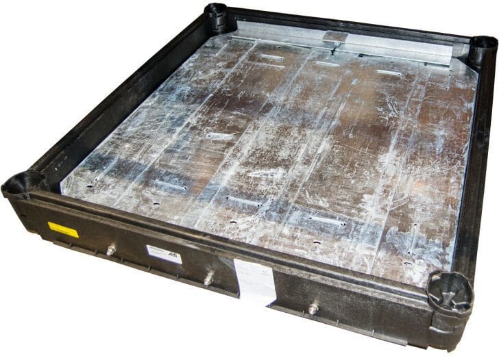 MELBYE - Kaapelikaivo - FF122122 sisempi lukitusosa