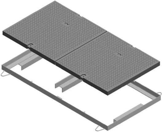 MELBYE - Kaapelikaivo - FF12260 HDPE-kansi