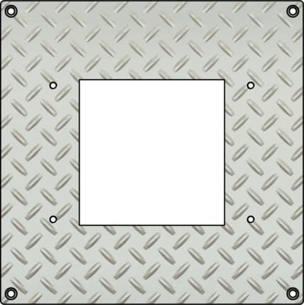 MELBYE - Kaapelikaivo - Asenn.levy 450x450 Autel 40kW