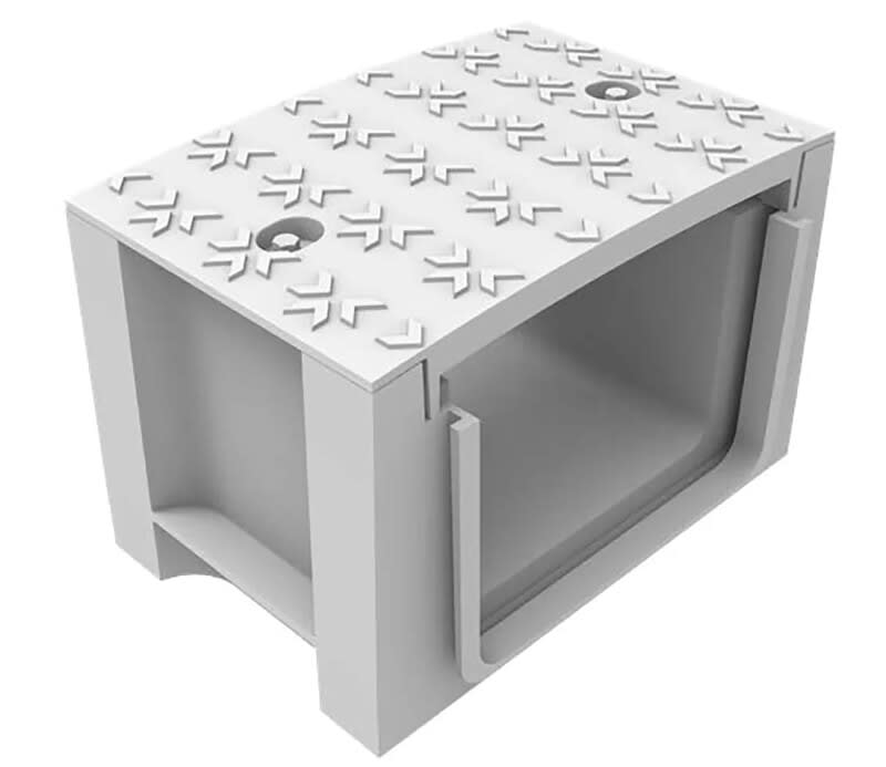 MELBYE - Kaapelinsuojakouru - 200 mm suora sovitin PROtrough