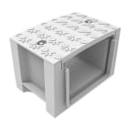 MELBYE - Kaapelinsuojakouru - 200 mm suora sovitin PROtrough