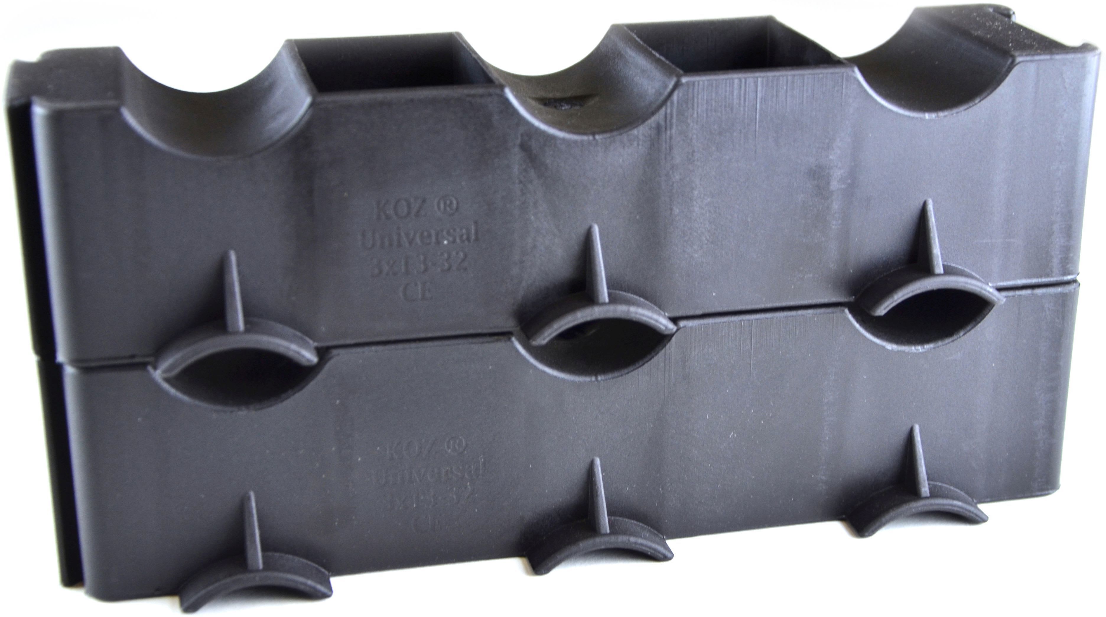 KOZ PRODUCTS - Kaapelikiinnike - KOZ UNI 3x13-32 tilaa 2kpl=par