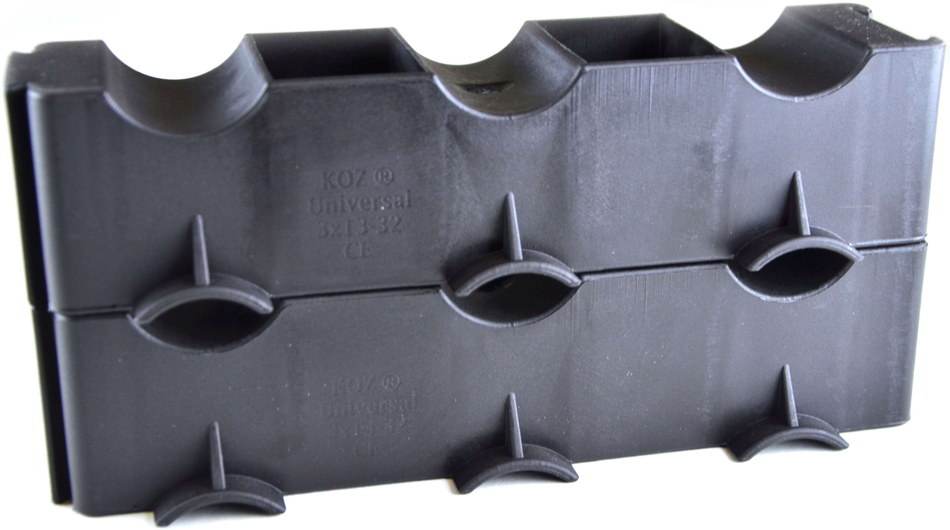 KOZ PRODUCTS - Kaapelikiinnike - KOZ UNI 3x13-32 tilaa 2kpl=par