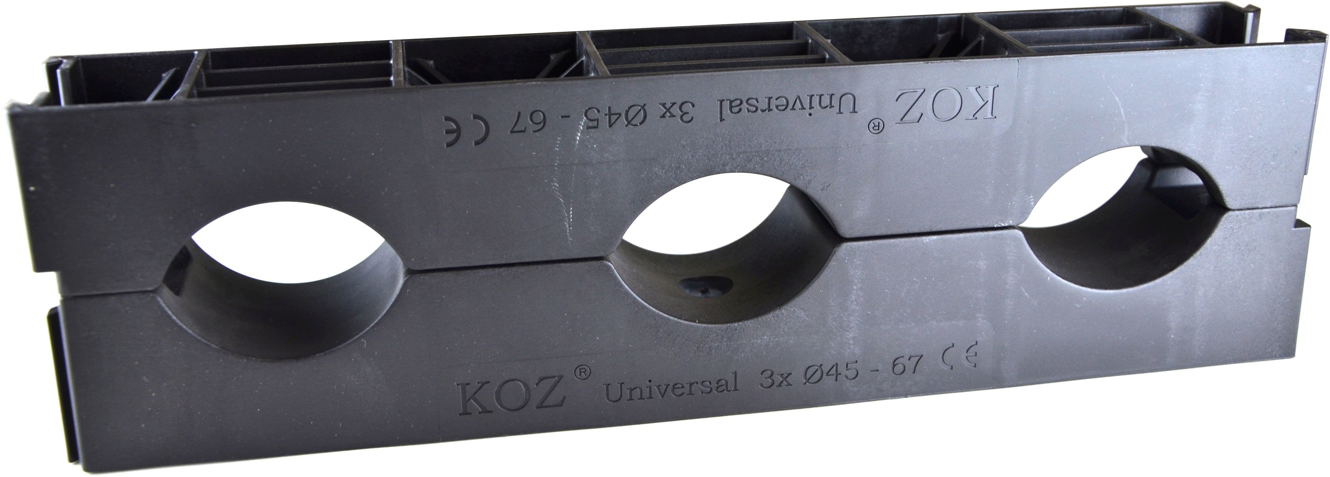 KOZ PRODUCTS - Kaapelikiinnike - KOZ UNI 3x45-67 tilaa 2kpl=par