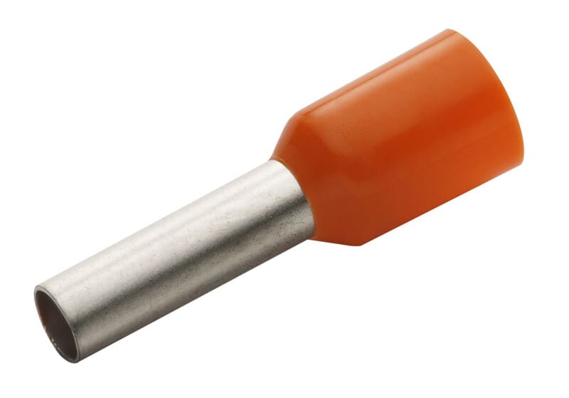 TRADEFORCE - Pääteholkki - 4mm2/10mm, 100 kpl