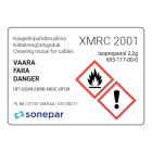 SONEPAR TUOTESARJAT - Puhdistustarvike - XMRC 2001 kaapelinpuhd.liina