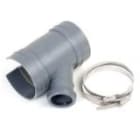 PIPELIFE - Opto, tupla ja tripla putkiin - Satulahaara 100/50/45 harmaa