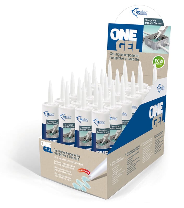TAMPEREEN SÄHKÖPALVELU - Geelipatruuna 1kV, Etelec - Onegel silikonigeeli, 300ml