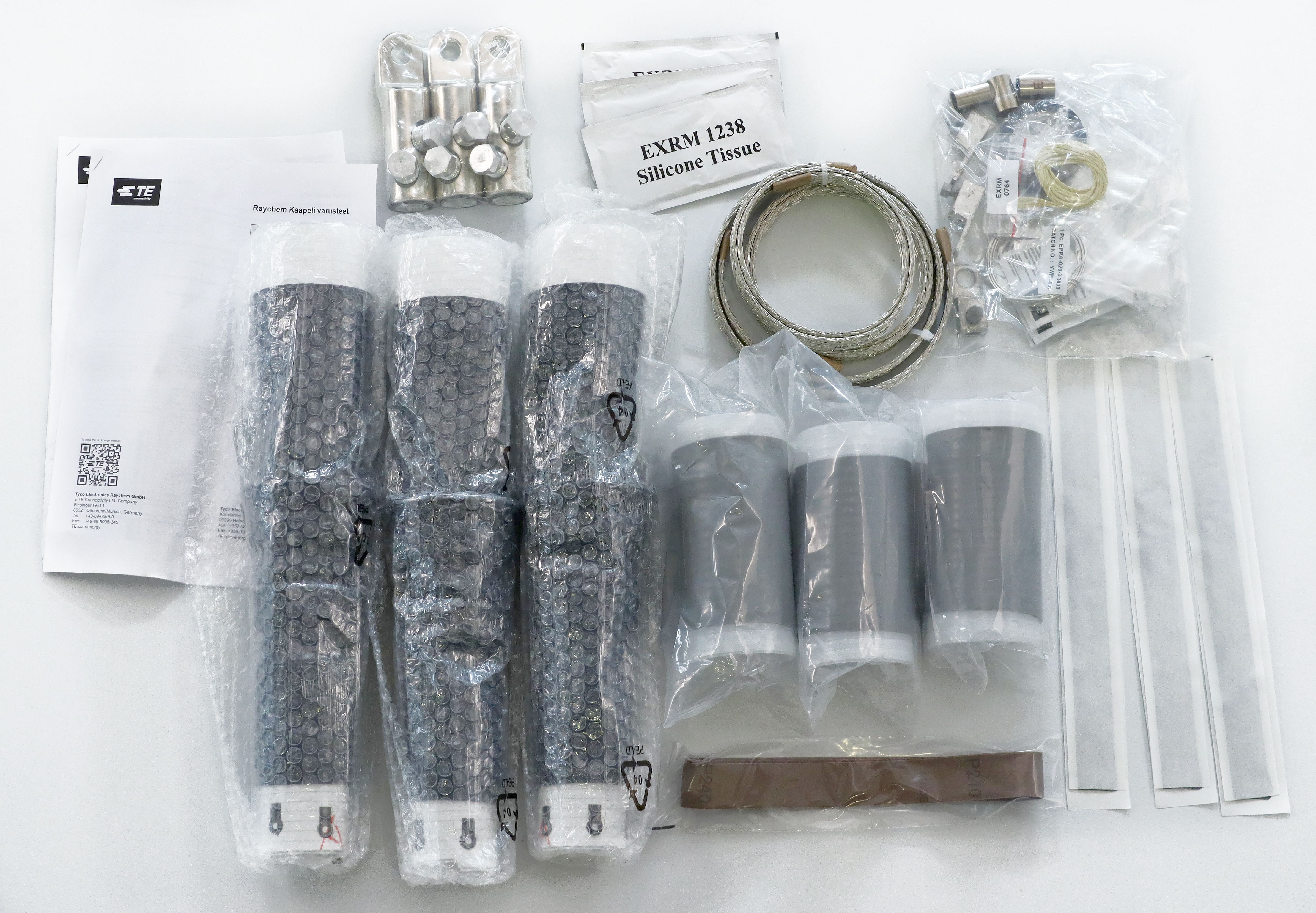 TE CONNECTIVITY - AHXAMK-WP 20 kV CSTO-5122-FI01 - Kylmäkutisteulkopääte 3x50-150