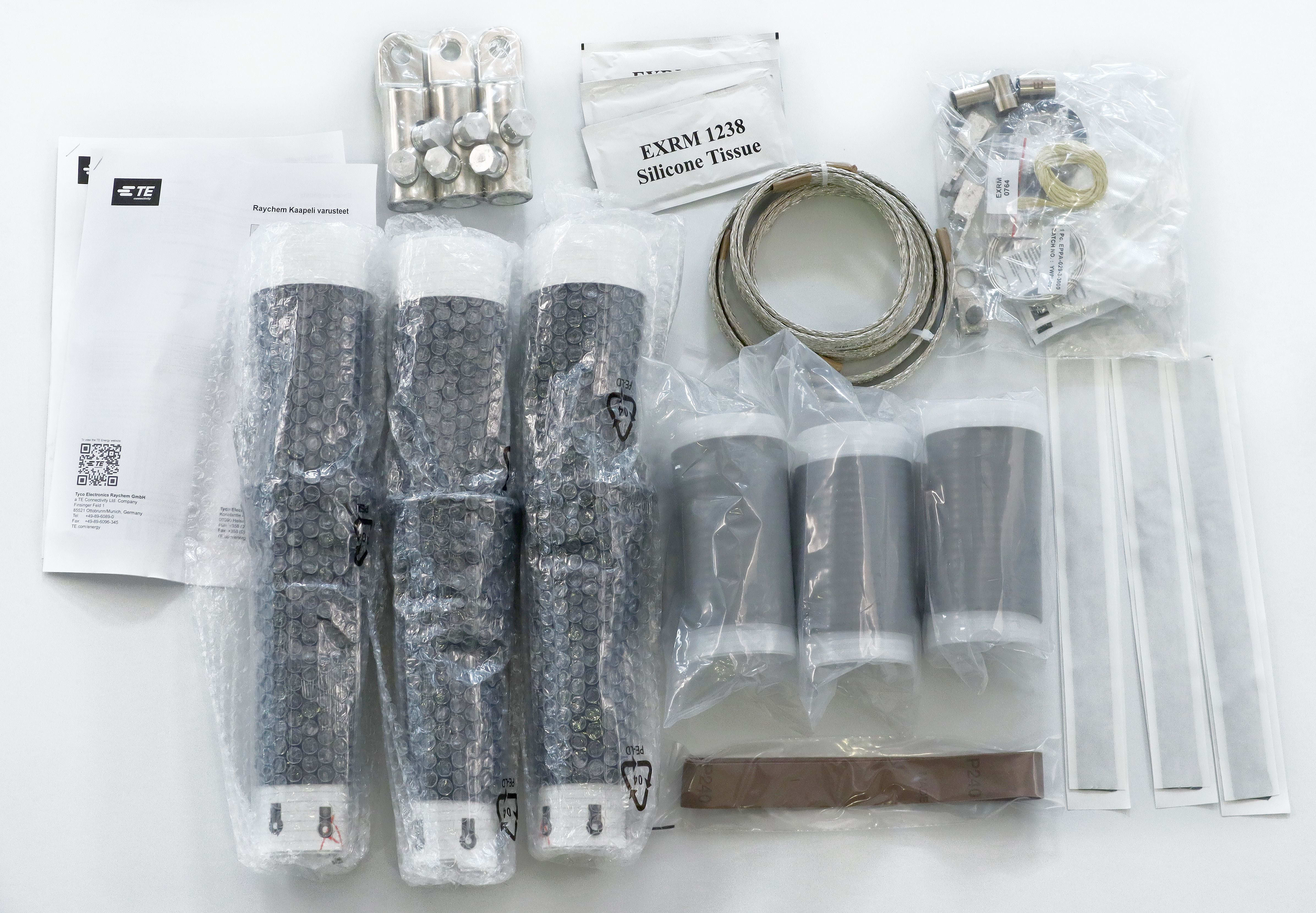 TE CONNECTIVITY - AHXAMK-WP 20 kV CSTO-5122-FI01 - Kylmäkutisteulkopääte 3x50-150