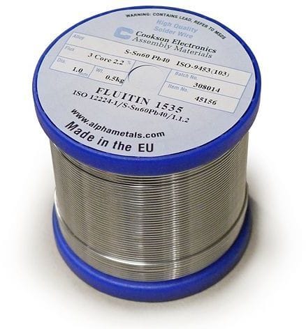 MASINO FASTENING OY - Telejatkostarvike S-sn60 bp40 - Juotostina 60/40, 1mm 0,5kg