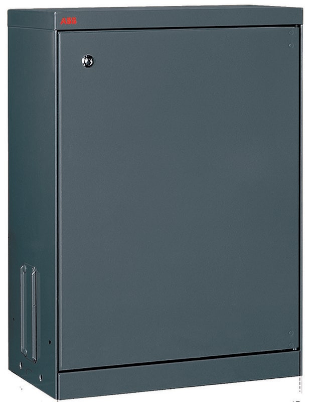 ABB - Kaapelijakokaappi, kiskostoll. - MJS K00-RAL7015