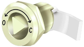 ABB - Kaappitarvike, kolmiokaralukko - SDC-LT (CDC kaappiin)