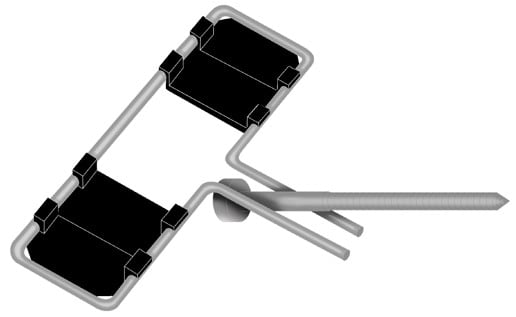 ABB SMART POWER - Kaappitarvike - KHB 3, pidike