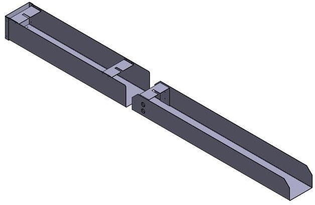 LAUKAMO ELECTROMEC - Kaappitarvike LT14673 - Maaj.sivuk.2-pult. Al