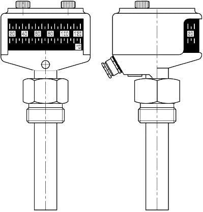 HITACHI ENERGY - Muuntajatarvike lämpömittari - Lämpömittari CTO ja CTF