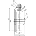 HITACHI ENERGY - Muuntajatarvike pyörä - Kuljetuspyörä 160mm(1250-1600)