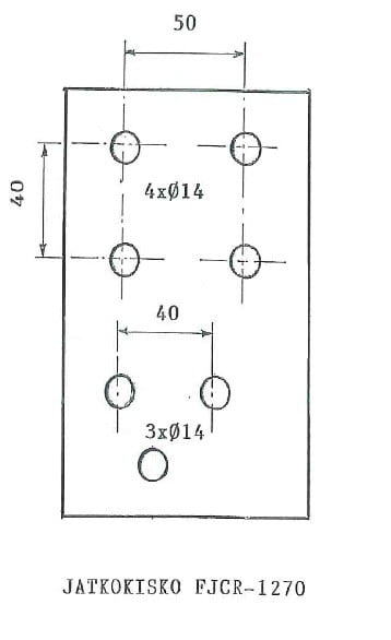 AEG - Muuntajaliitinkisko 500-630kVA - FJCR-1270