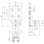 DEHN - Muuntajaliitin - FAF06/M20 (4 reik.)