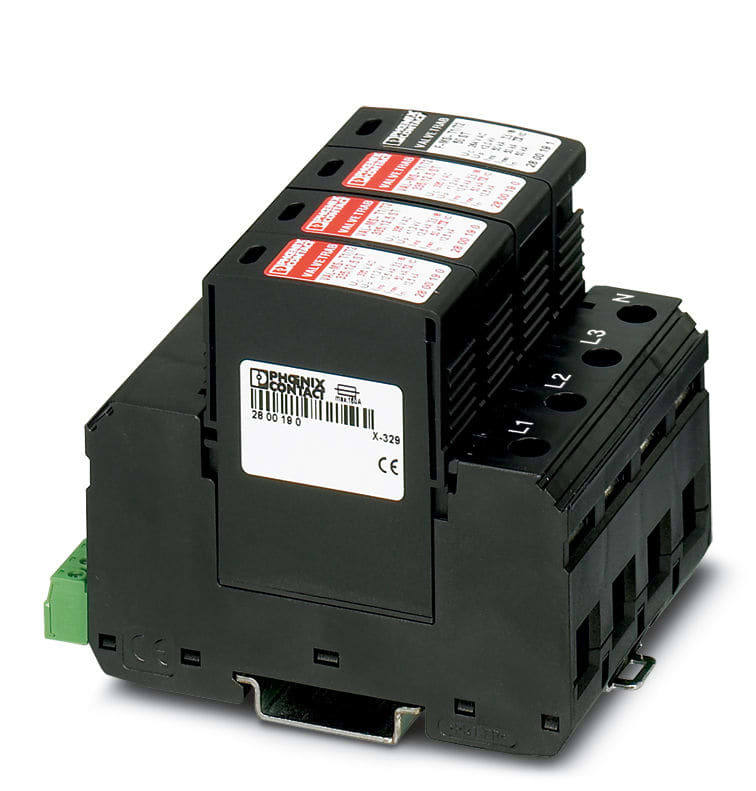 PHOENIX CONTACT - Ylijännitesuoja 3+1 - 2800184 VAL-MS-T1/T2 335/12.5