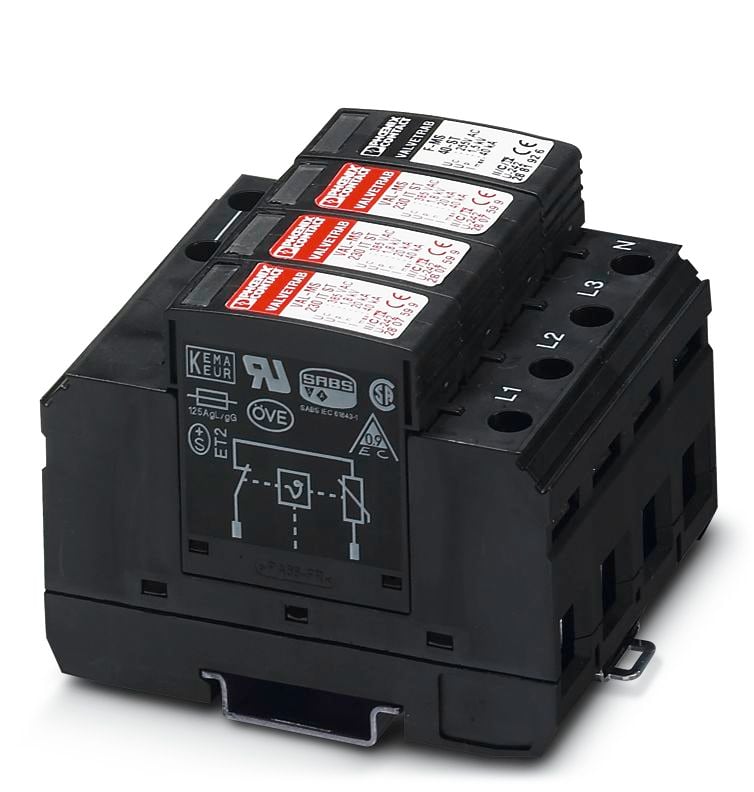 PHOENIX CONTACT - Ylijännitesuoja T2 - 2838209 VAL-MS 230/3+1