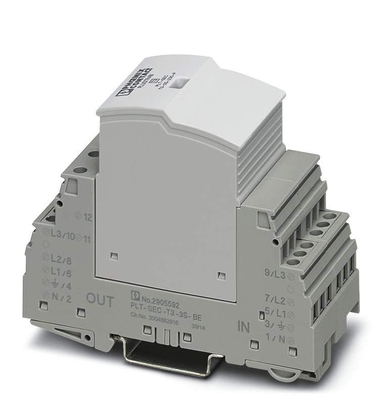 PHOENIX CONTACT - Ylijännitesuoja PJ-verkko - 2905230 PLT-SEC-T3-3S-230