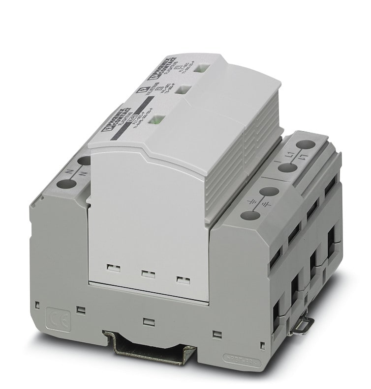 PHOENIX CONTACT - Ylijännitesuoja PJ-verkko - 2905466 FLT-SEC-T1+T2-1S-350/2