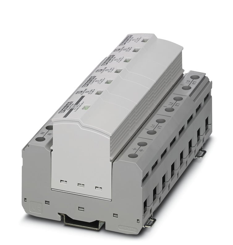 PHOENIX CONTACT - Ylijännitesuoja PJ-verkko - 2905470 FLT-SEC-T1+T2-3S-350/2