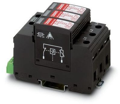 PHOENIX CONTACT - Ylijännitesuoja PJ-verkko - VAL-MS 750/30/3+0-FM