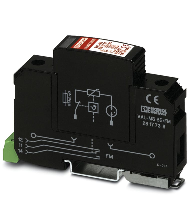 PHOENIX CONTACT - Ylijännitesuoja PJ-verkko - 2856579 VAL-MS 350 VF/FM