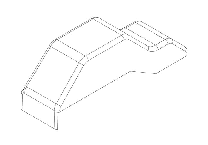ABB EROTTIMET - Kojeistotarvike - Muovisuojus A-mekanismi
