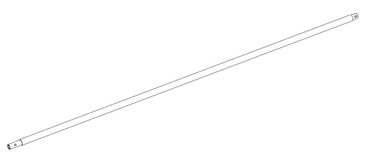 ABB EROTTIMET - Kojeistotarvike - Yhdystanko 3/4? 1300 mm