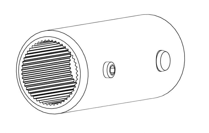 ABB EROTTIMET - Kojeistotarvike - Akselin jatkeen liitos