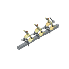 GEVEA - Esikokoottu 2-pylväserotin, 70 - Pylväserotin, esikoottu Gevea