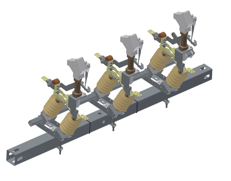 GEVEA - Esikokoottu kuormaerotin, 2-P - Pylväserotin, esikoottu Gevea