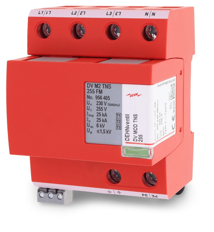 DEHN - Ylijännitesuoja PJ-verkko DEHNventil - DV M2 TNS 255 FM