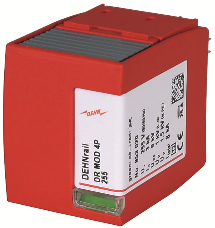 DEHN - Ylijännitesuojatarvike - DR MOD 4P 255